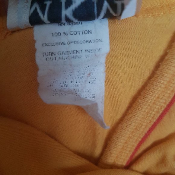 MKM Designs V-Neck Yellow Floral Print Tank, M - Picture 6 of 6